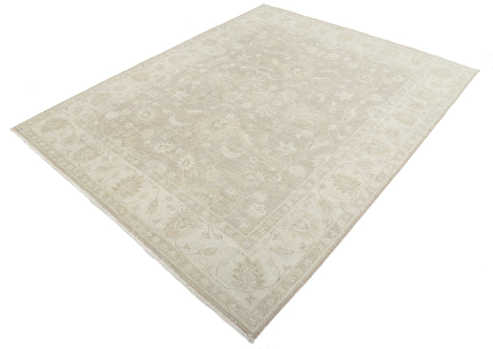 Hand Knotted Serenity Wool Rug 6' 4" x 8' 0" - No. AT27220