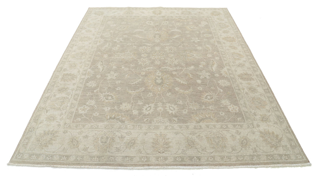Hand Knotted Serenity Wool Rug 6' 4" x 8' 0" - No. AT27220