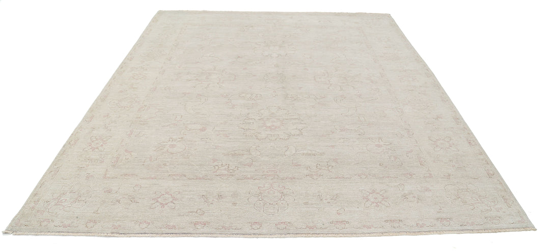 Hand Knotted Serenity Wool Rug 8' 0" x 9' 5" - No. AT89496