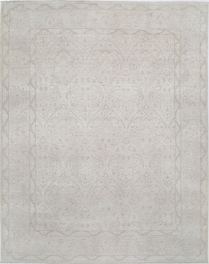Hand Knotted Serenity Wool Rug 7' 9" x 9' 9" - No. AT22474
