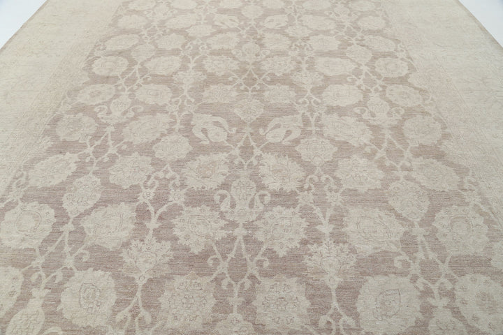 Hand Knotted Serenity Wool Rug 11' 6" x 14' 11" - No. AT45853