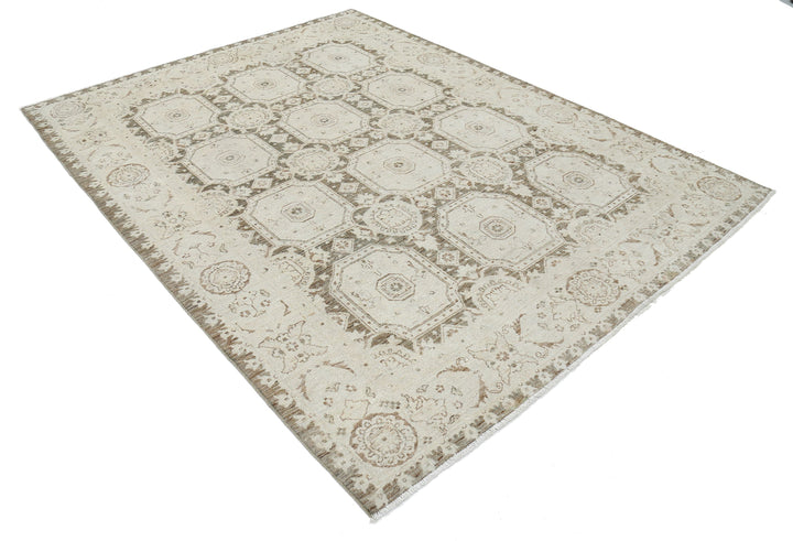 Hand Knotted Serenity Wool Rug 6' 6" x 8' 6" - No. AT44989