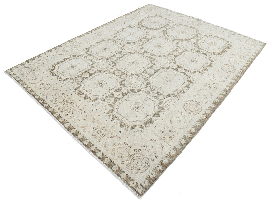 Hand Knotted Serenity Wool Rug 6' 6" x 8' 6" - No. AT44989