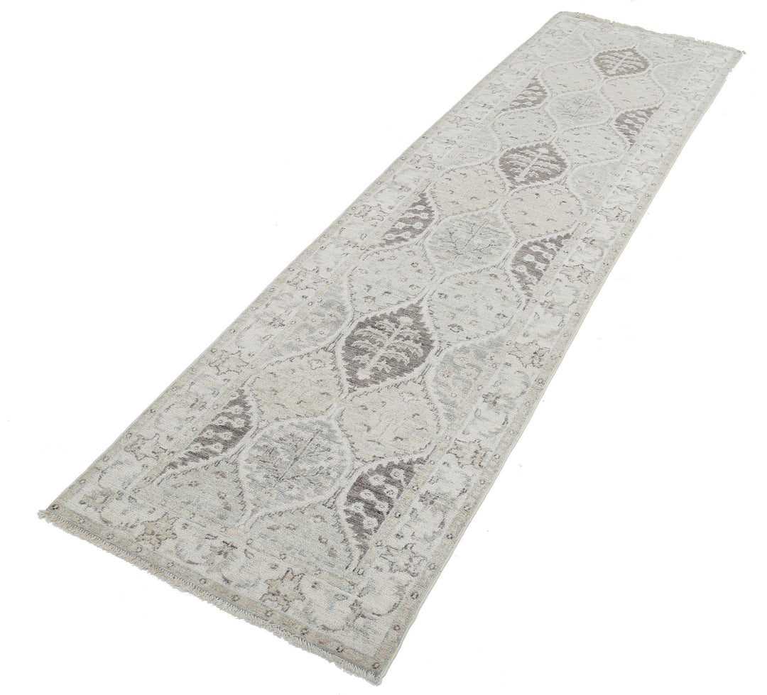 Hand Knotted Serenity Wool Rug 2' 6" x 9' 5" - No. AT55462