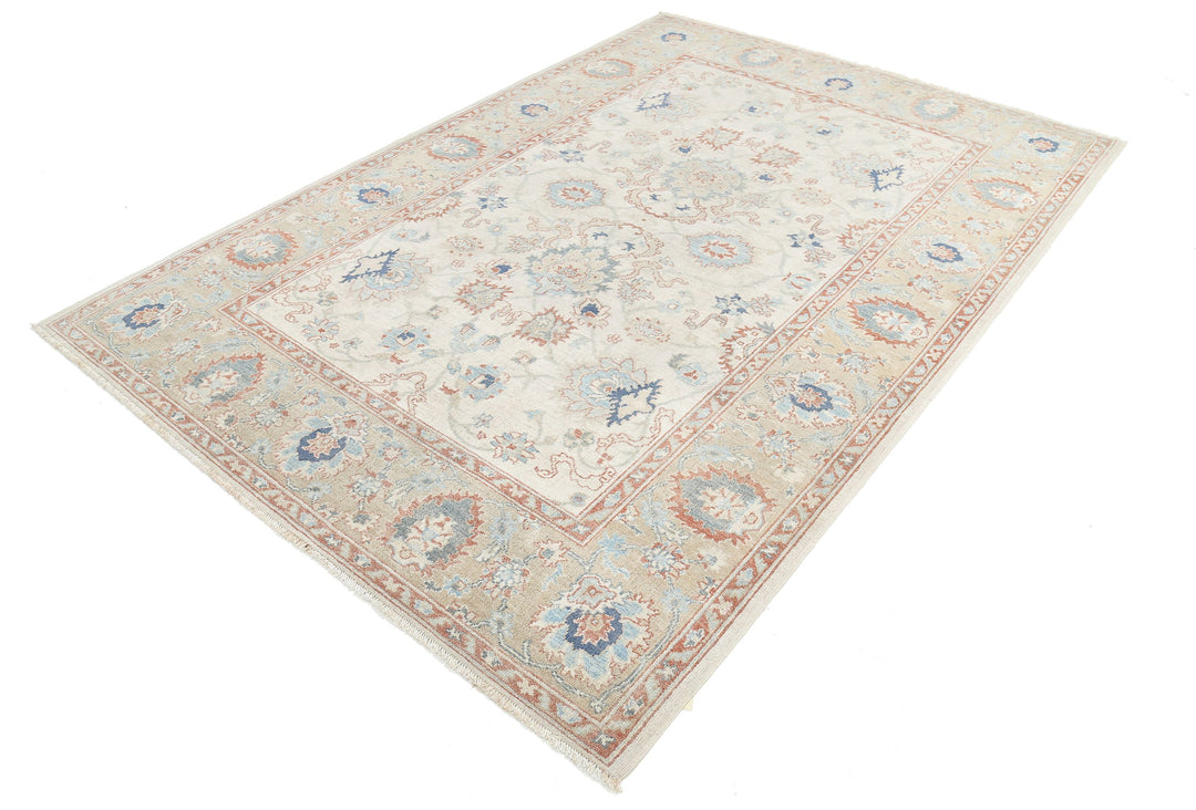 Hand Knotted Serenity Wool Rug 6' 1" x 8' 8" - No. AT16259