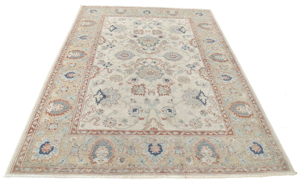 Hand Knotted Serenity Wool Rug 6' 1" x 8' 8" - No. AT16259