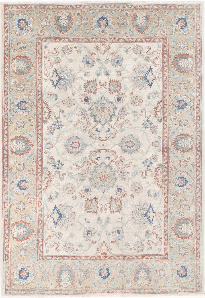 Hand Knotted Serenity Wool Rug 6' 1" x 8' 8" - No. AT16259