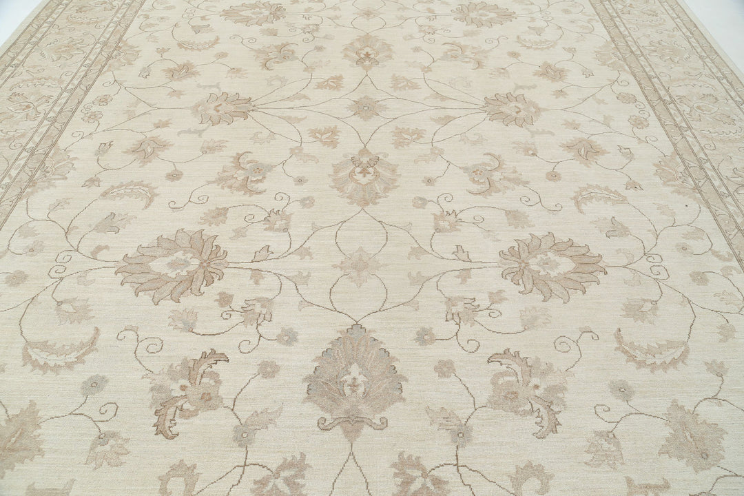 Hand Knotted Serenity Wool Rug 11' 8" x 14' 6" - No. AT58873