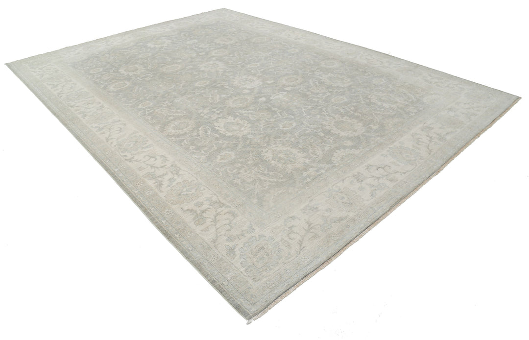 Hand Knotted Serenity Wool Rug 9' 7" x 12' 10" - No. AT57513
