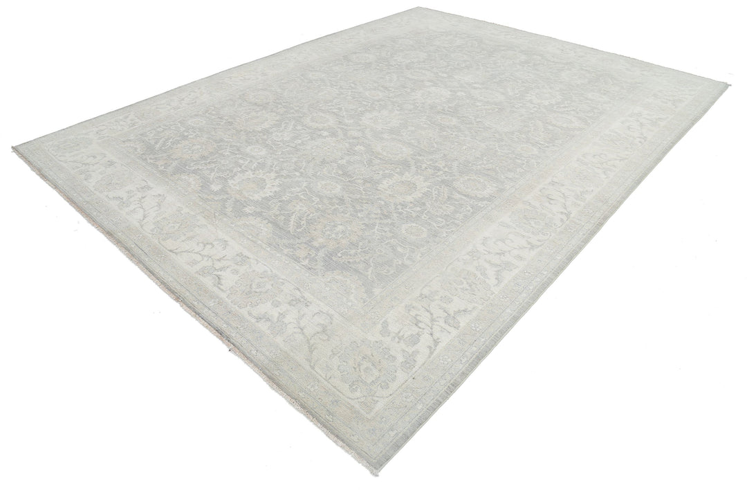 Hand Knotted Serenity Wool Rug 9' 7" x 12' 10" - No. AT57513
