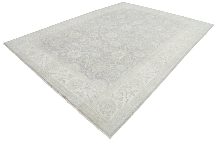 Hand Knotted Serenity Wool Rug 9' 7" x 12' 10" - No. AT57513