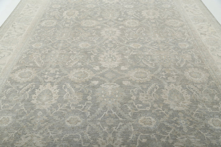 Hand Knotted Serenity Wool Rug 9' 7" x 12' 10" - No. AT57513