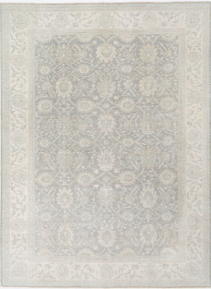 Hand Knotted Serenity Wool Rug 9' 7" x 12' 10" - No. AT57513
