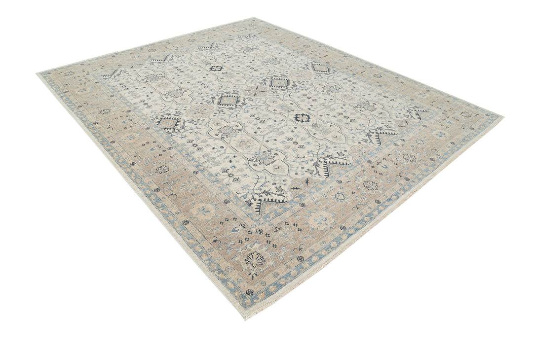 Hand Knotted Serenity Wool Rug 8' 0" x 9' 5" - No. AT17847