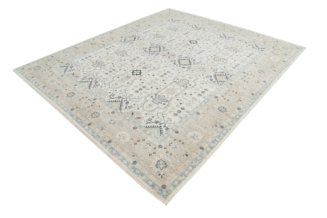 Hand Knotted Serenity Wool Rug 8' 0" x 9' 5" - No. AT17847
