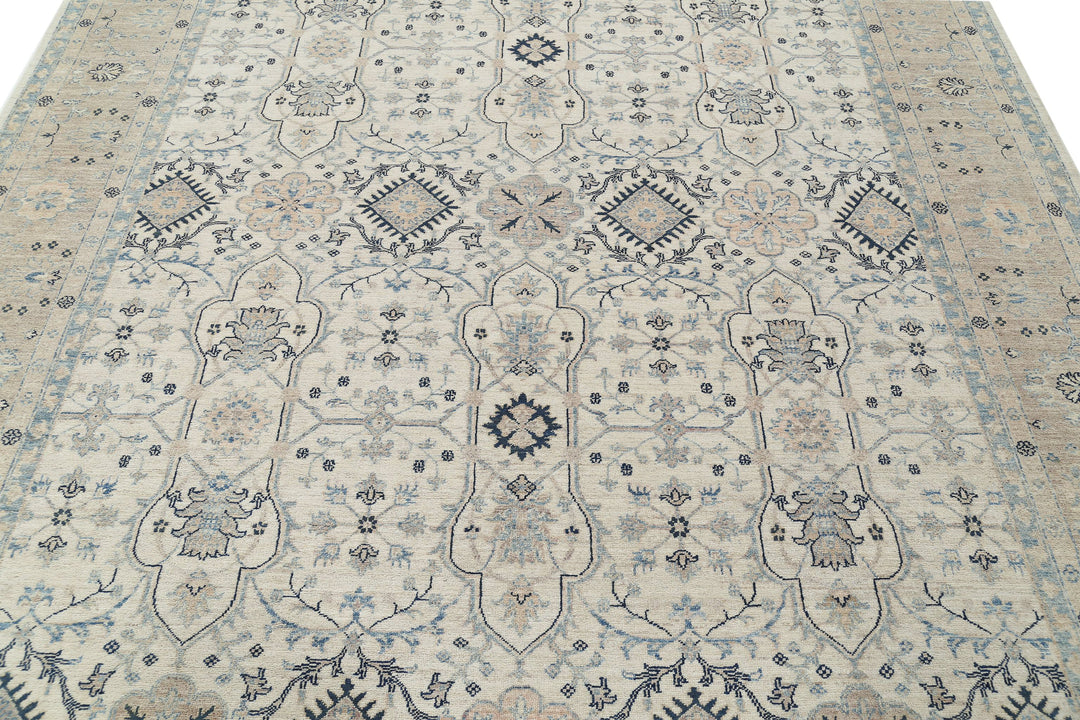 Hand Knotted Serenity Wool Rug 8' 0" x 9' 5" - No. AT17847