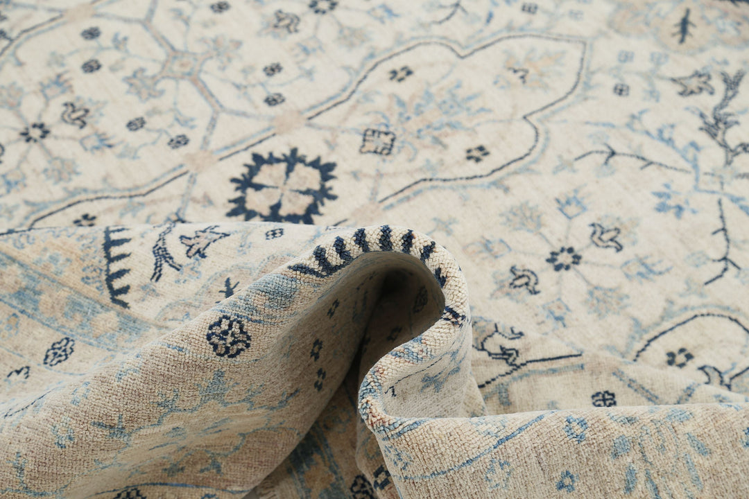 Hand Knotted Serenity Wool Rug 8' 0" x 9' 5" - No. AT17847