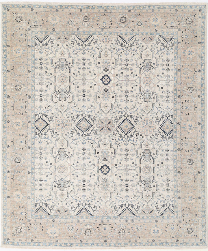 Hand Knotted Serenity Wool Rug 8' 0" x 9' 5" - No. AT17847