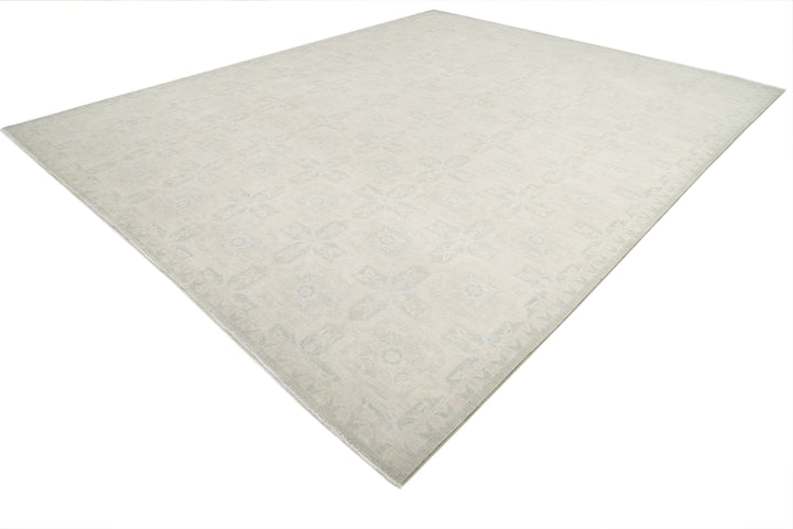 Hand Knotted Serenity Wool Rug 12' 2" x 14' 10" - No. AT40139