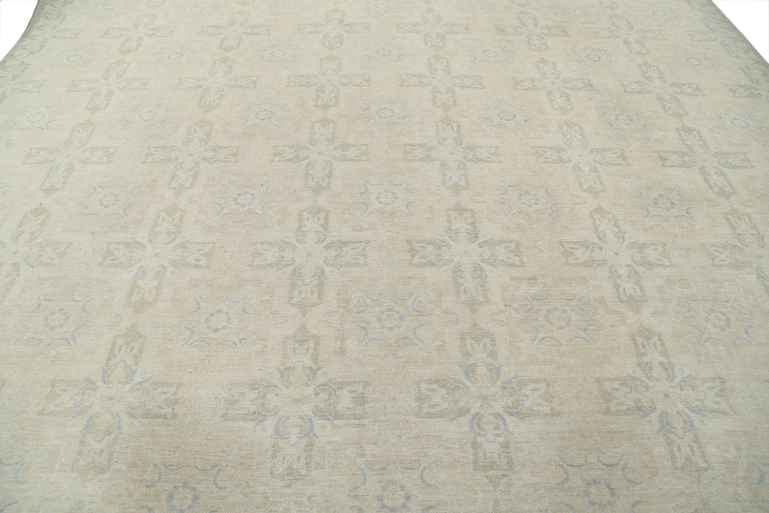 Hand Knotted Serenity Wool Rug 12' 2" x 14' 10" - No. AT40139