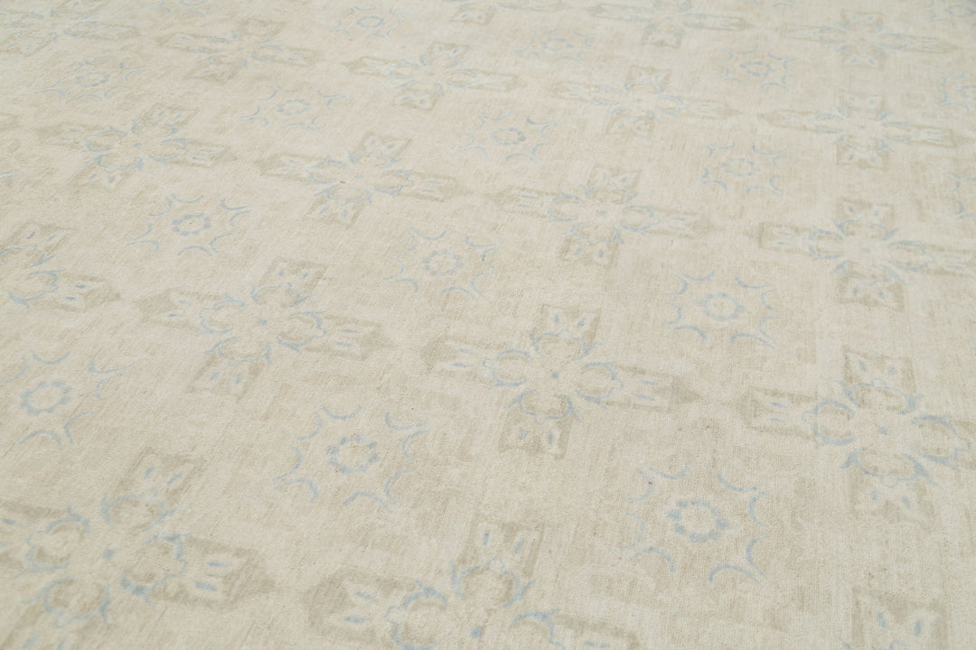 Hand Knotted Serenity Wool Rug 12' 2" x 14' 10" - No. AT40139