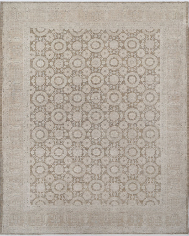 Hand Knotted Serenity Wool Rug 7' 8" x 9' 10" - No. AT48212