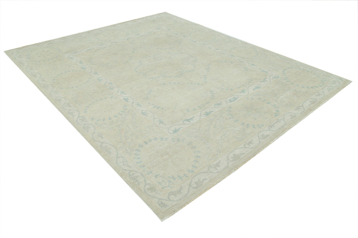 Hand Knotted Serenity Wool Rug 7' 9" x 9' 4" - No. AT83269