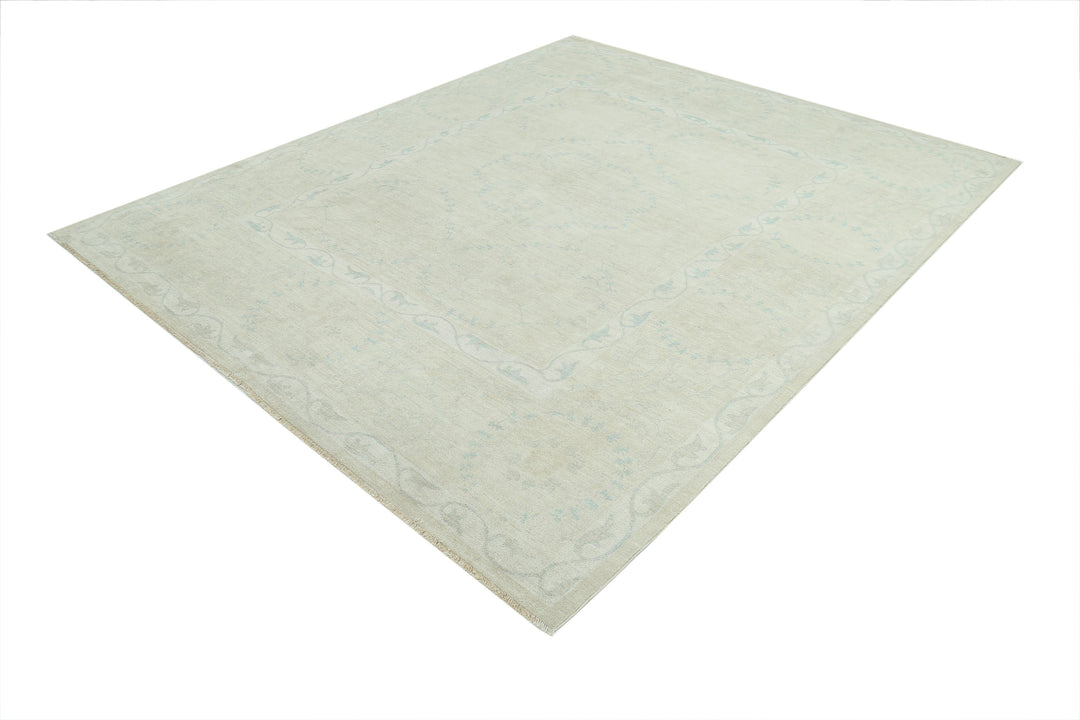 Hand Knotted Serenity Wool Rug 7' 9" x 9' 4" - No. AT83269