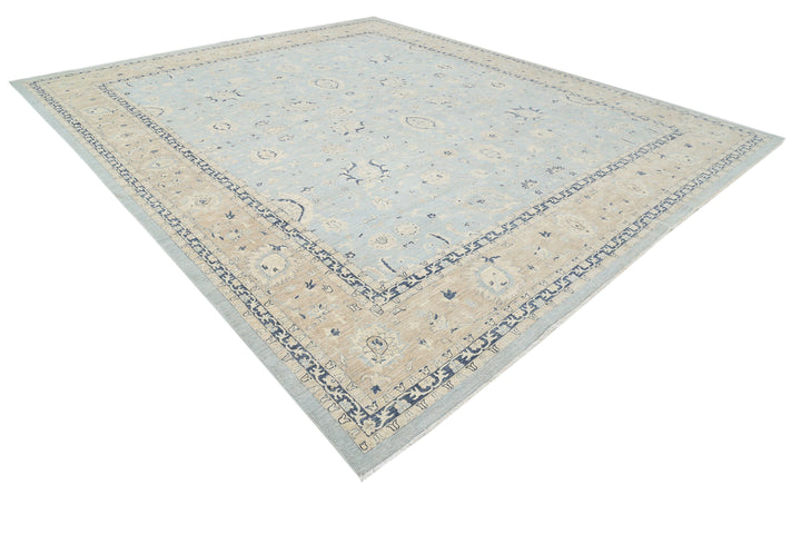 Hand Knotted Serenity Wool Rug 12' 10" x 14' 8" - No. AT91156