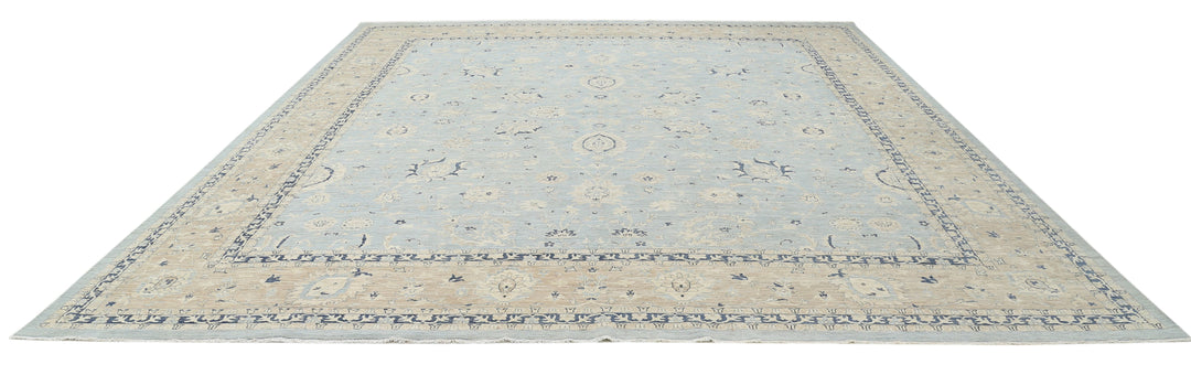 Hand Knotted Serenity Wool Rug 12' 10" x 14' 8" - No. AT91156