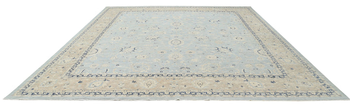 Hand Knotted Serenity Wool Rug 12' 10" x 14' 8" - No. AT91156
