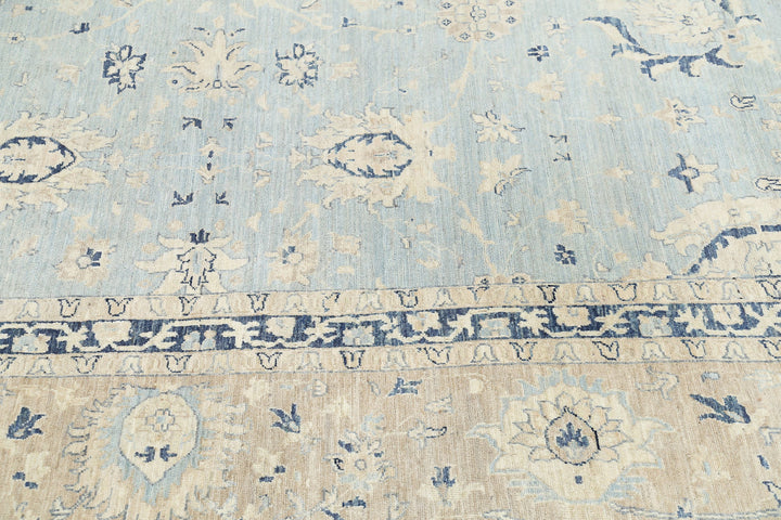 Hand Knotted Serenity Wool Rug 12' 10" x 14' 8" - No. AT91156