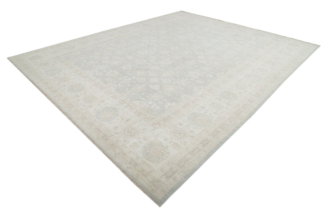 Hand Knotted Serenity Wool Rug 11' 5" x 14' 1" - No. AT64789