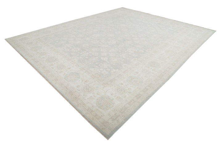 Hand Knotted Serenity Wool Rug 11' 5" x 14' 1" - No. AT64789