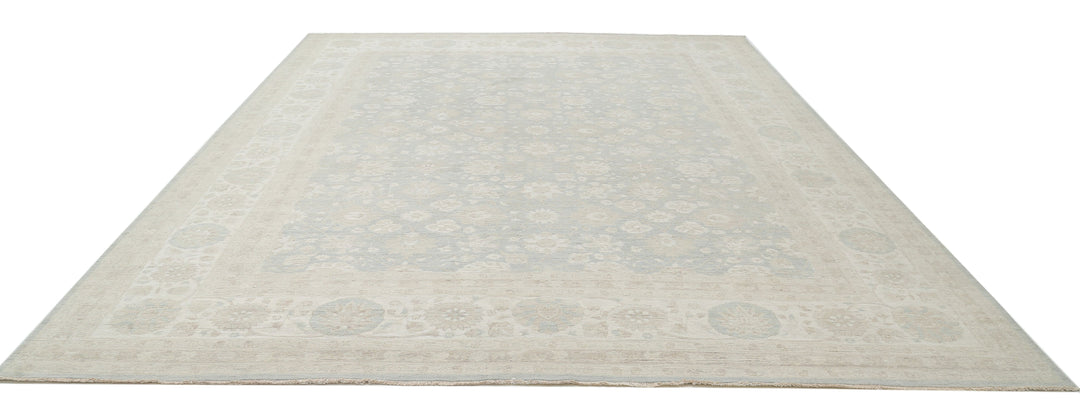Hand Knotted Serenity Wool Rug 11' 5" x 14' 1" - No. AT64789