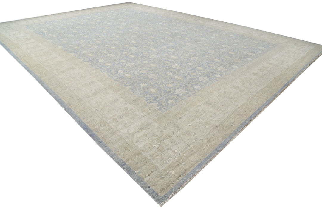 Hand Knotted Serenity Wool Rug 16' 0" x 21' 10" - No. AT50952
