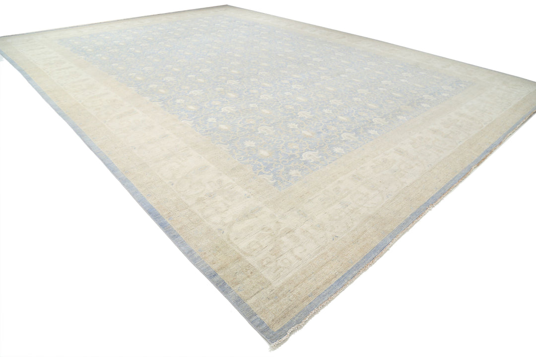 Hand Knotted Serenity Wool Rug 16' 0" x 21' 10" - No. AT50952