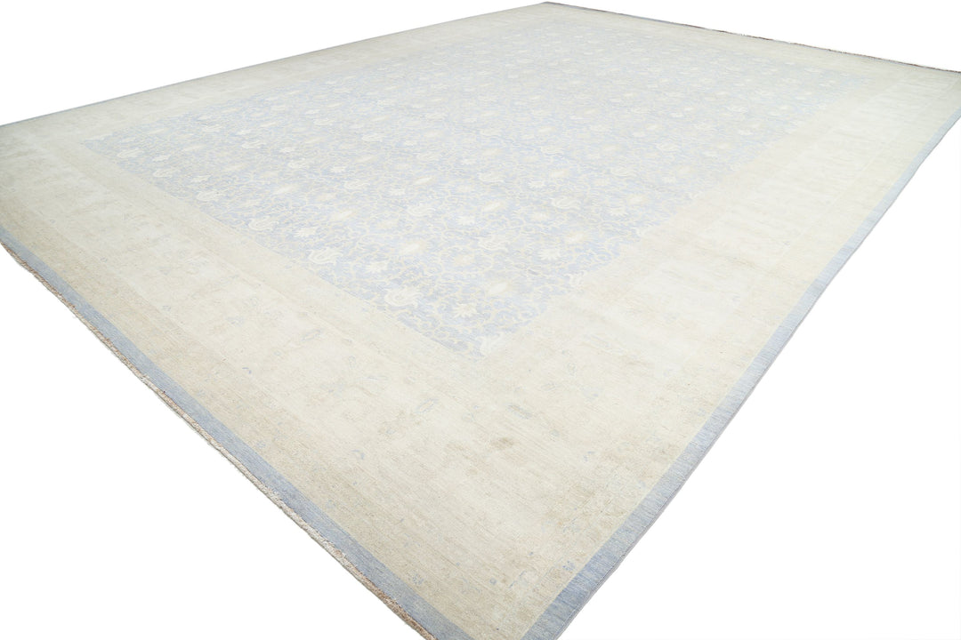 Hand Knotted Serenity Wool Rug 16' 0" x 21' 10" - No. AT50952