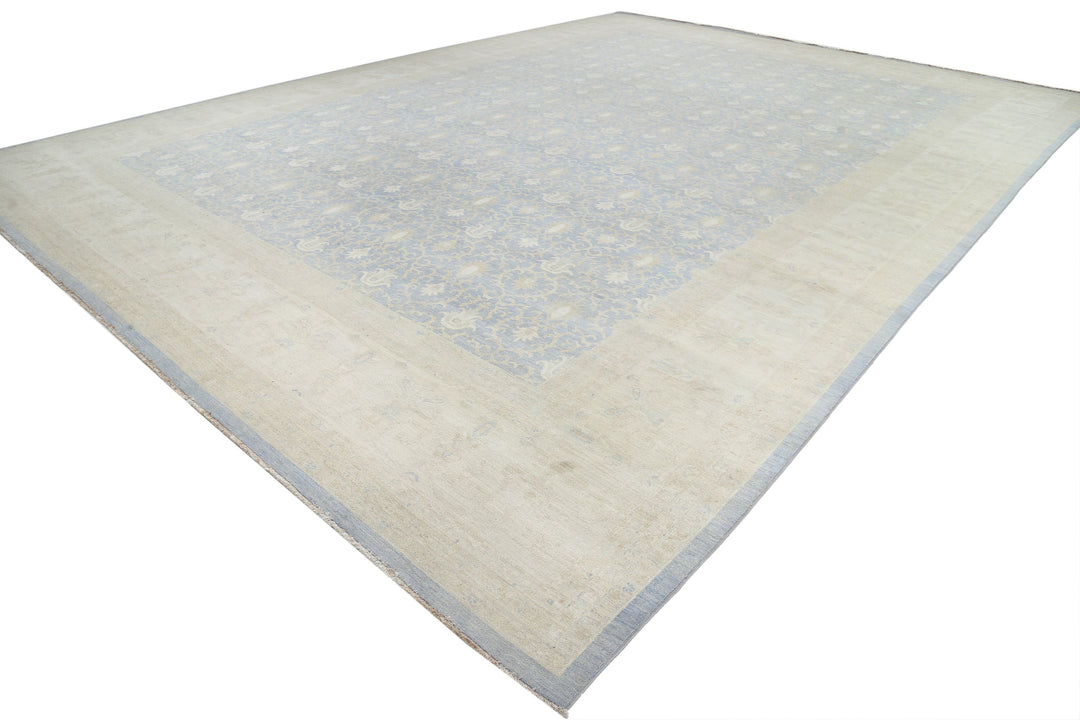 Hand Knotted Serenity Wool Rug 16' 0" x 21' 10" - No. AT50952