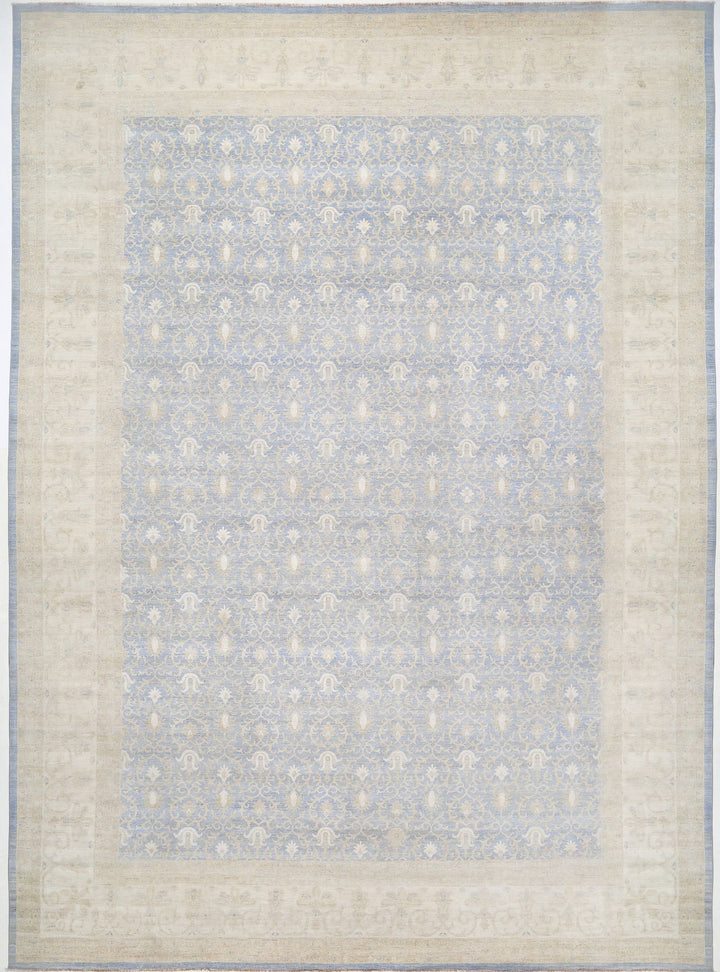 Hand Knotted Serenity Wool Rug 16' 0" x 21' 10" - No. AT50952