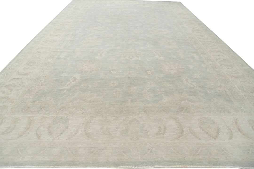 Hand Knotted Serenity Wool Rug 13' 2" x 20' 6" - No. AT70567