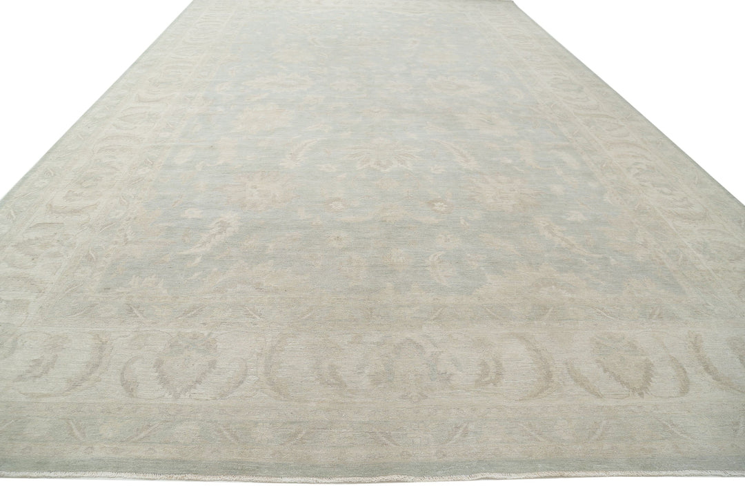 Hand Knotted Serenity Wool Rug 13' 2" x 20' 6" - No. AT70567