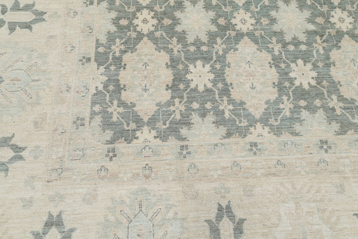 Hand Knotted Serenity Wool Rug 12' 10" x 15' 7" - No. AT36375