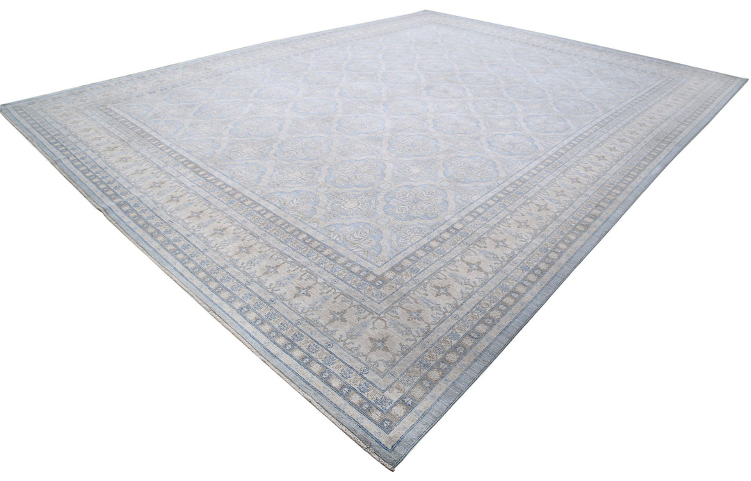 Hand Knotted Serenity Wool Rug 14' 1" x 18' 9" - No. AT68604