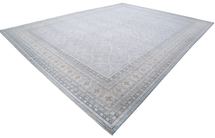 Hand Knotted Serenity Wool Rug 14' 1" x 18' 9" - No. AT68604