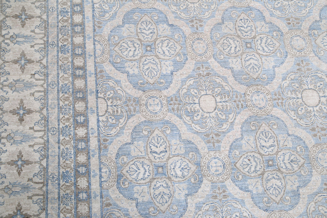 Hand Knotted Serenity Wool Rug 14' 1" x 18' 9" - No. AT68604