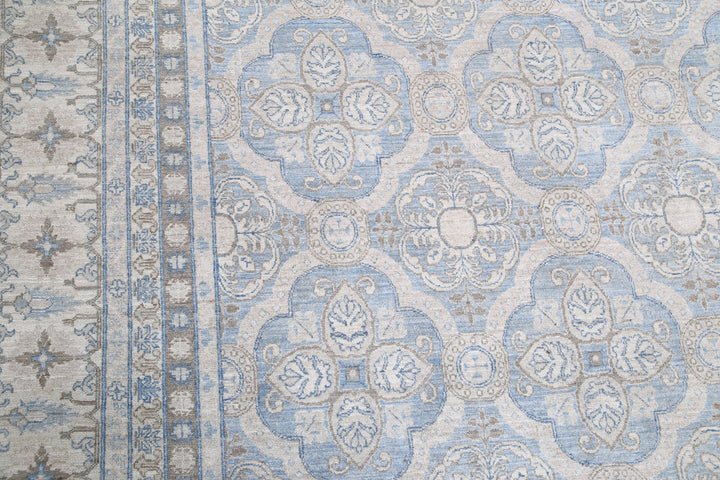 Hand Knotted Serenity Wool Rug 14' 1" x 18' 9" - No. AT68604