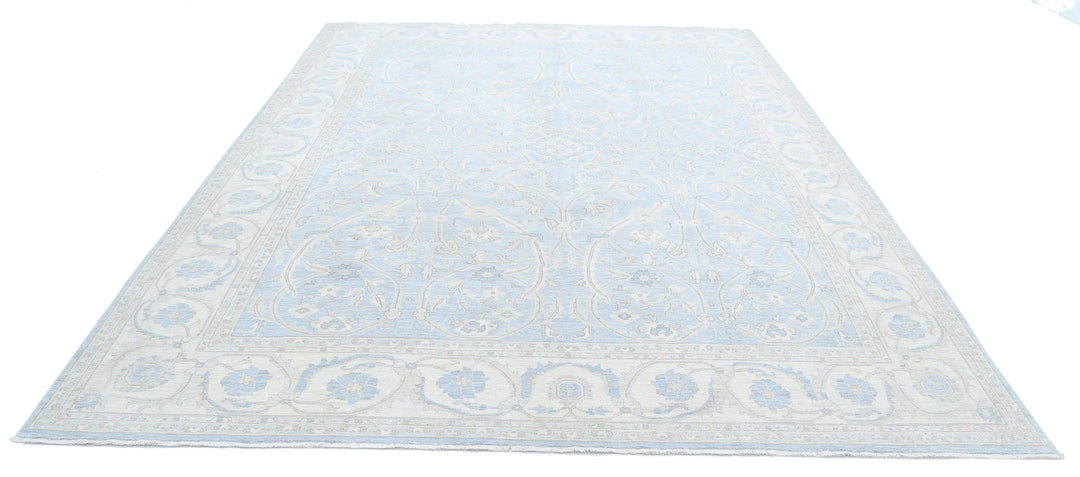 Hand Knotted Fine Serenity Wool Rug 8' 9" x 11' 3" - No. AT53373