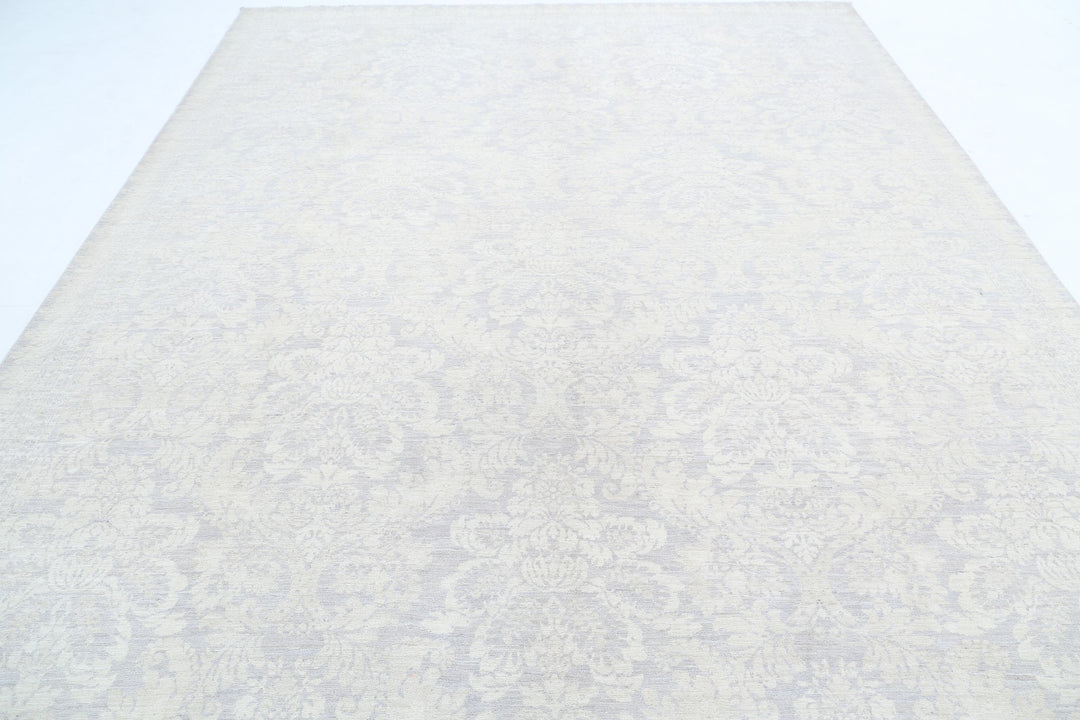 Hand Knotted Fine Serenity Wool Rug 9' 0" x 11' 5" - No. AT90626