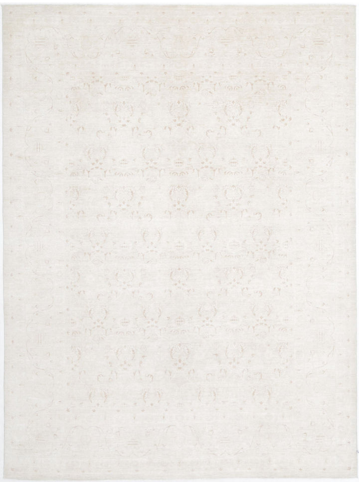 Hand Knotted Fine Serenity Wool Rug 8' 7" x 11' 8" - No. AT71480